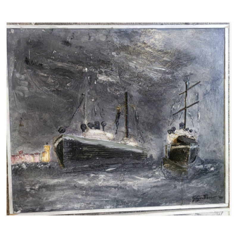 Bateaux gris Quai Ganteaume